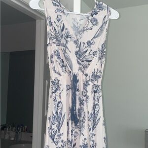Floral Print Sleeveless Dress